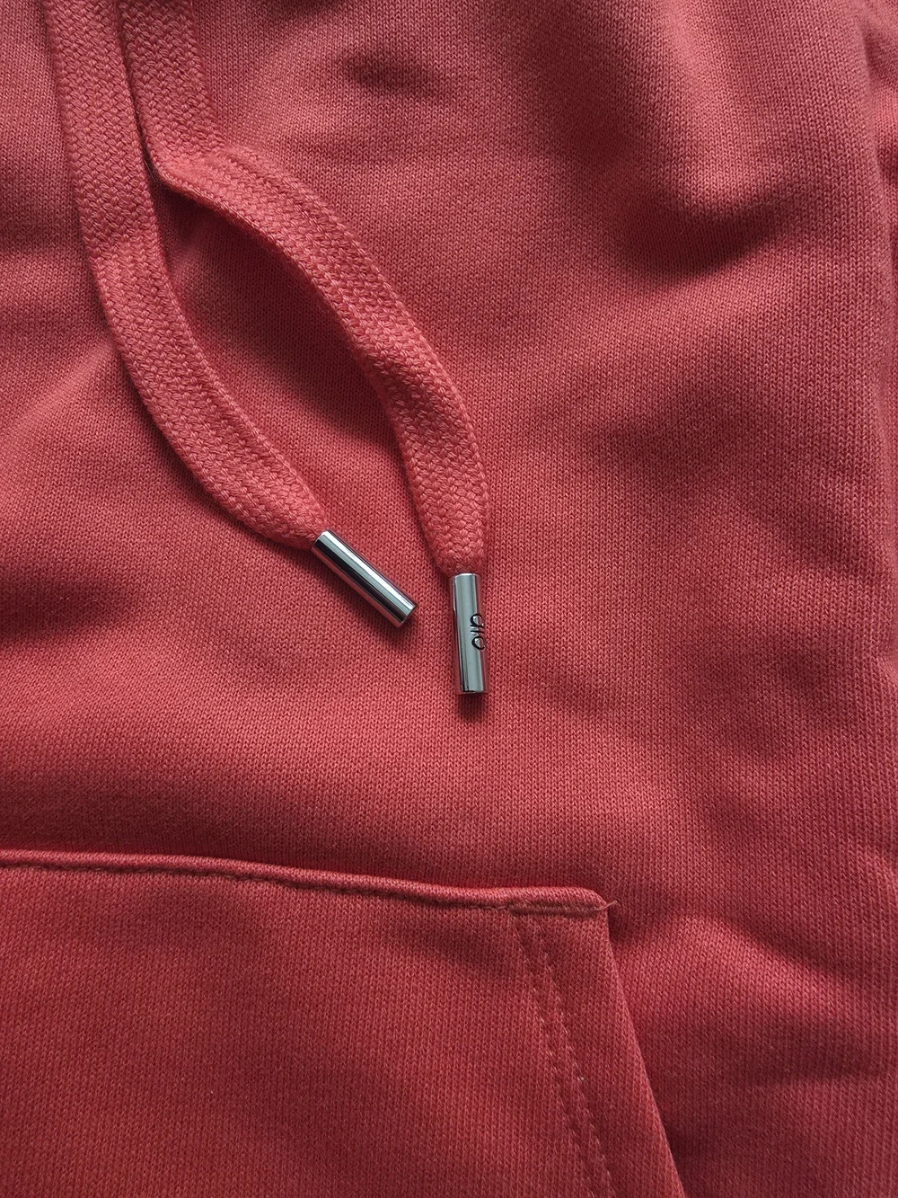 ALO Yoga Women’s Red Logo Drawstring Hoodie
